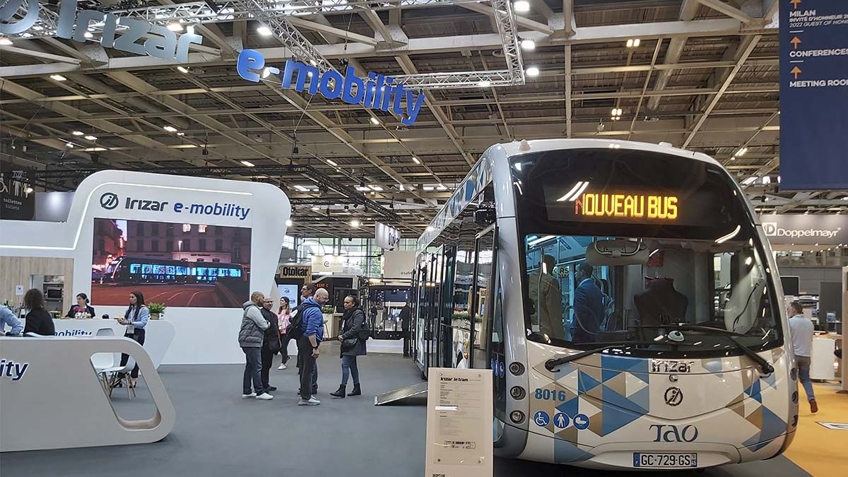 Irizar at the Paris European Mobility Expo Trade Fair