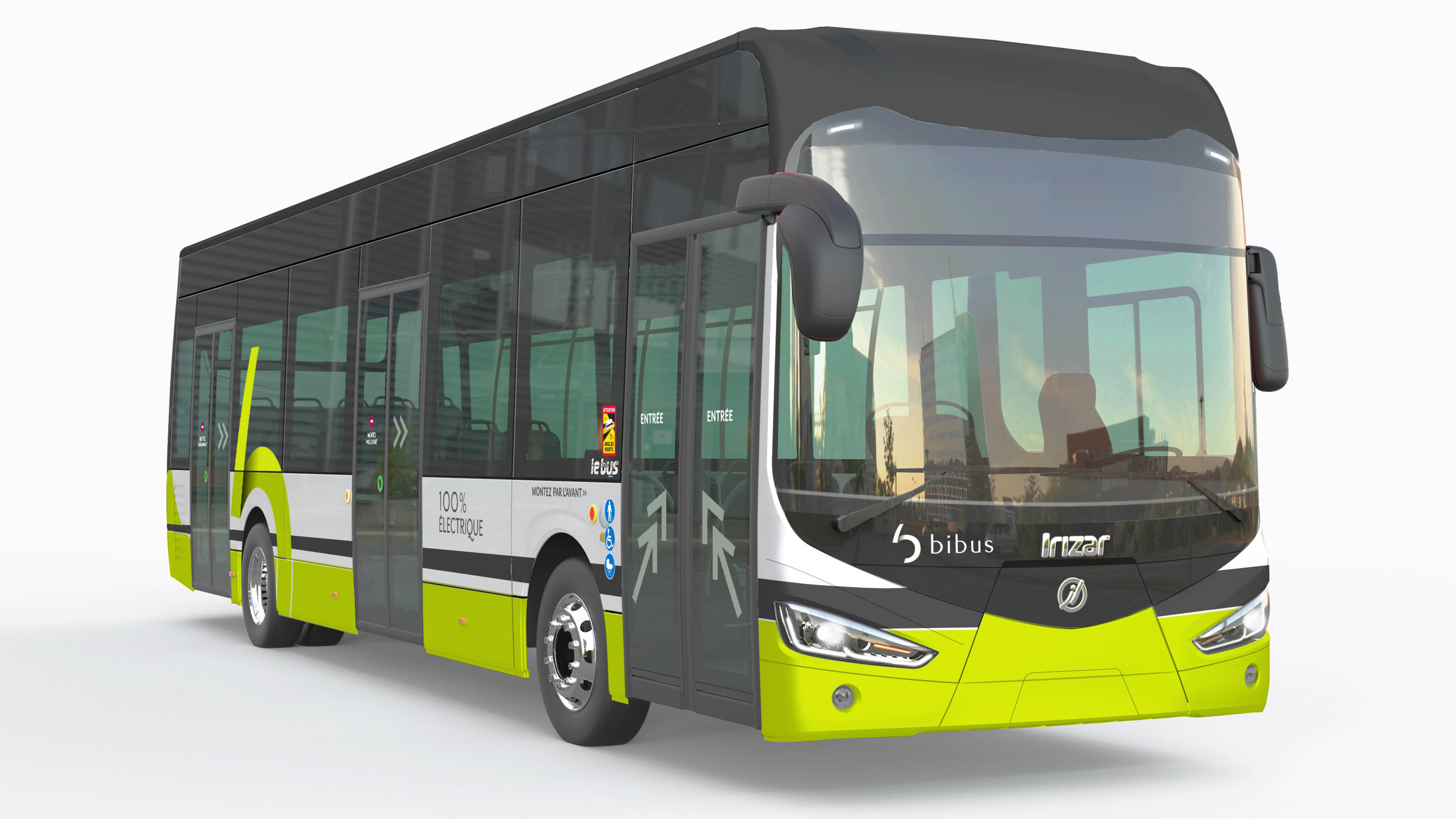 Nuevos autobuses eléctricos de Irizar e-mobility para la red Bibus en Brest Métropole, Bretaña 