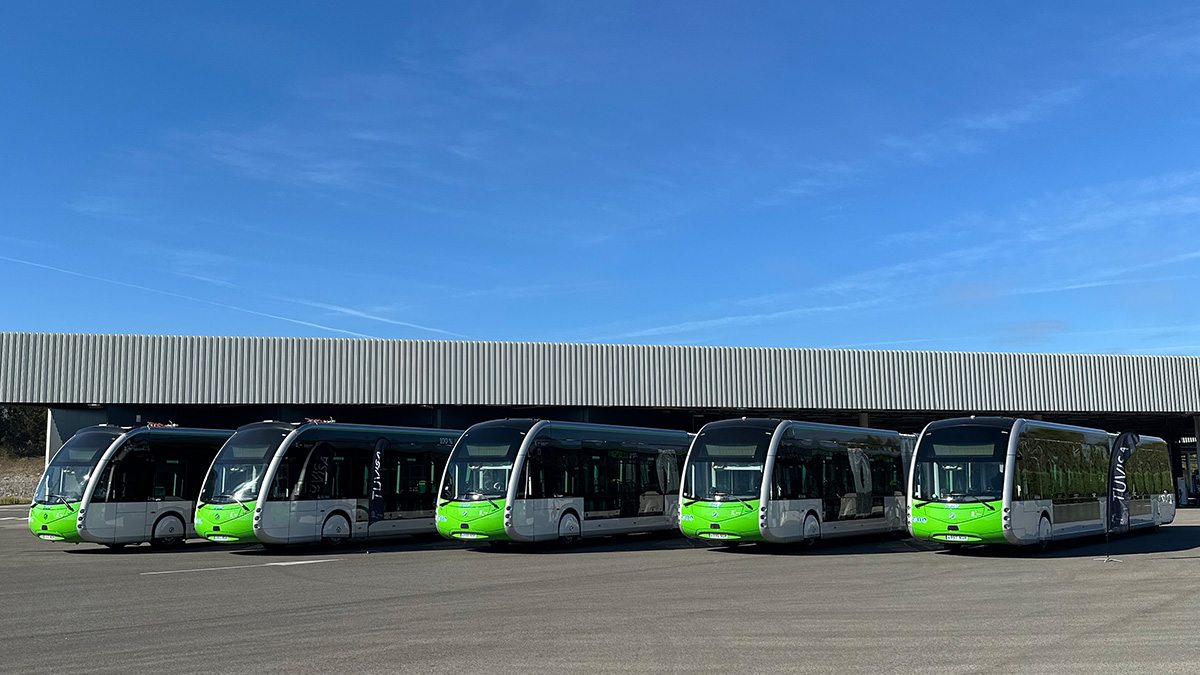 Tuvisa has once again chosen Irizar e-mobility and is strengthening its electric fleet with five new ie trams