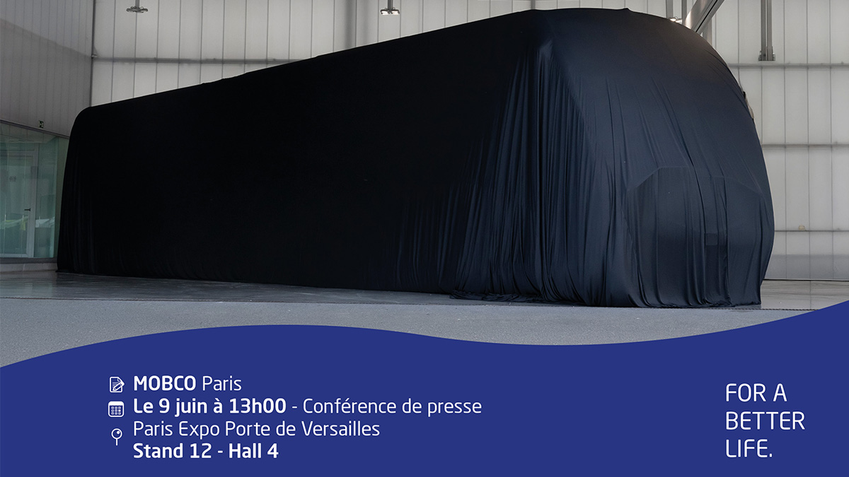 Présentation d´un nouveau véhicule au salon Mobco à Paris