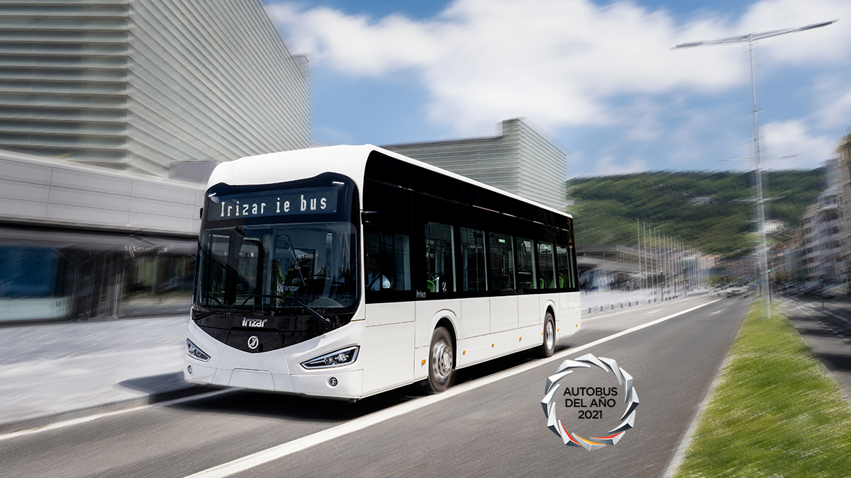 El Irizar ie bus galardonado con el premio Autobús del Año 2021 