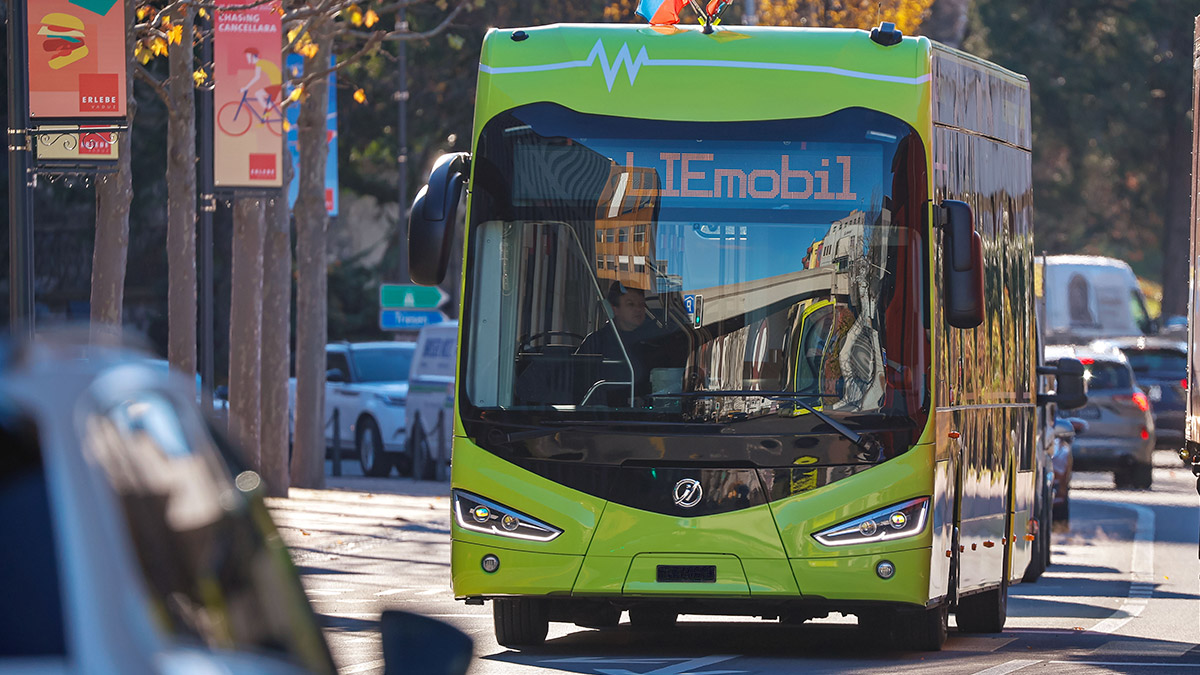 The first Irizar ie bus is already operating on the streets of Liechtenstein