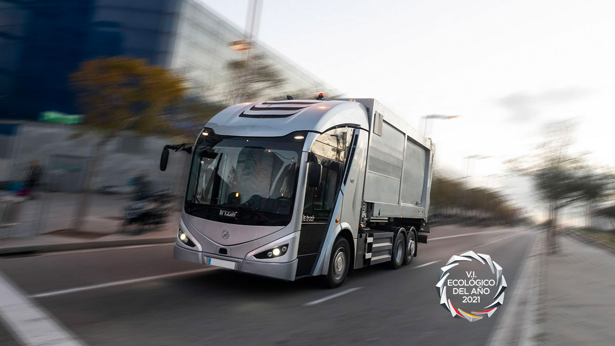 The Irizar ie truck, Ecological Industrial Vehicle of the year 2021 in Spain 