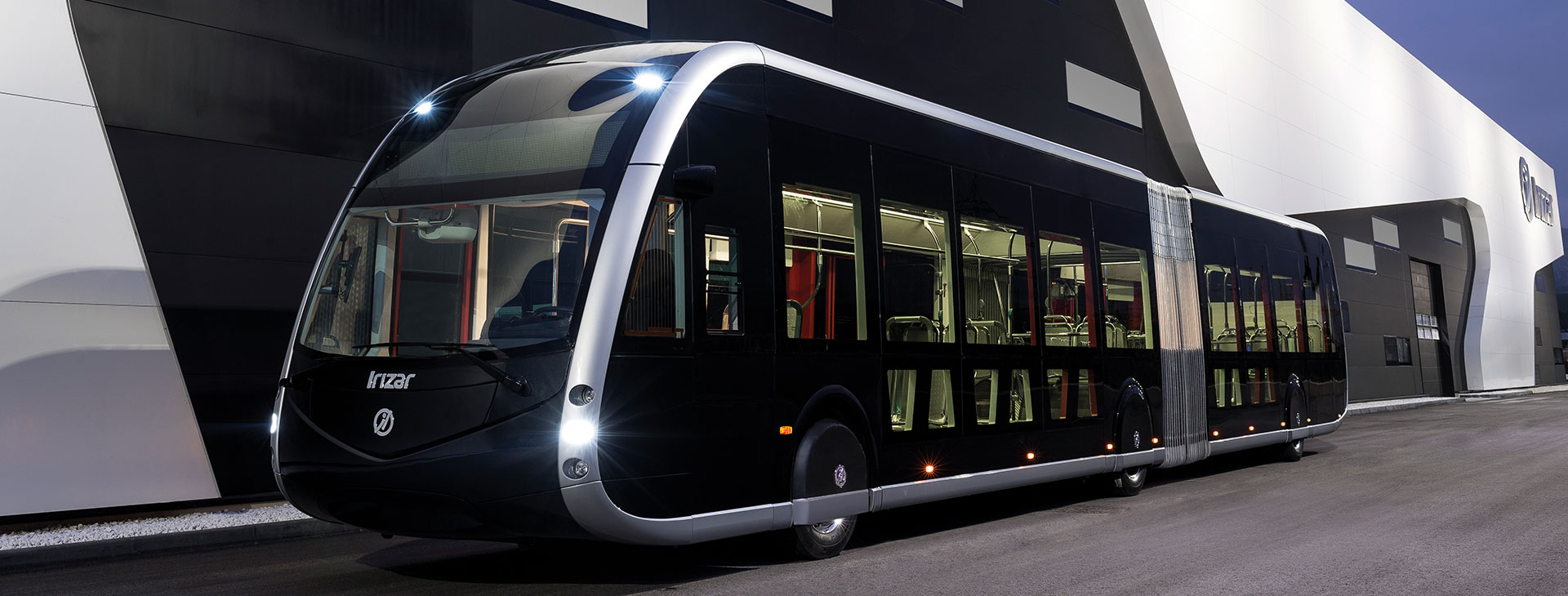 The Irizar ie tram, Irizar's 100% electric, zero emissions articulated bus, named 2018 Spanish Bus of the Year and Environmentally Friendly Industrial Vehicle of the Year
